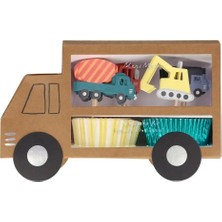 Meri Meri - Construction Cupcake Kit - Inşaat Cupcake Kit