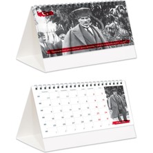 Sticker Art 2027 Atatürk Piramit Masa Takvimi Masaüstü Takvim 21x17 cm