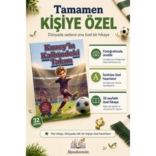 Masalsensin Futbolcu Kişiye Özel Çocuk Hikaye Kitabı - Isme Özel Masal - Erkek Çocuğa Doğum Günü Hediyesi
