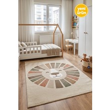 Serenza Living Serenza Home Living Tiny Tales 0A416A Yumuşak Dokulu Çocuk Odası Halısı 120 x 120 cm