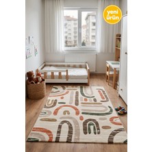 Serenza Living Serenza Home Living Tiny Tales 0A414A Yumuşak Dokulu Çocuk Odası Halısı 120 x 120 cm