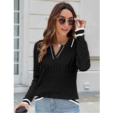 Youknitwear You Riviera %100 Pamuk Polo Yaka Kadın Kazak