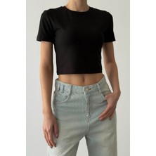 Kuzu Basic Crop T-Shirt