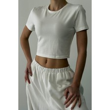 Kuzu Basic Crop T-Shirt