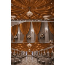 İlmek Süsleme Kumaşı Tarçın 320CM - Restoran, Otel, Düğün Salonu ve Organizasyonlar için