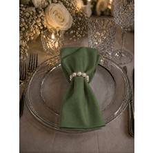 İlmek 45X45CM Zümrüt Kumaş Peçete - Restoran, Otel, Düğün Salonu ve Organizasyonlar için