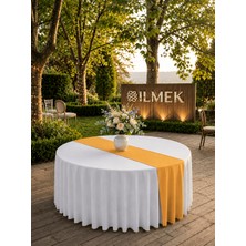 İlmek Hardal Sarısı Premium Runner - Restoran, Otel, Düğün Salonu ve Organizasyonlar için