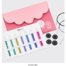 Knitpro Zing Midi Değiştirilebilir Şiş Seti – 10 cm