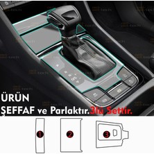 Ael-Tech Skoda Kodiaq Uyumlu Vites Etrafı Orta Konsol Tpu Koruyucu 3lü Set 2017-2024