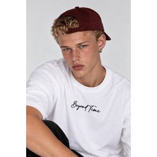 i8 Denim Etnik Baskılı Nakışlı T-Shirt