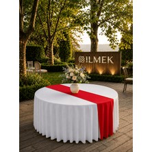 İlmek Kırmızı Premium Runner - Restoran, Otel, Düğün Salonu ve Organizasyonlar için