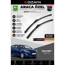 Drs Tuning S-Dizayn Hyundai Elantra Ön Cam Silecek Seti 2011-2015 Premium Araca Özel 65-35 cm A+ Kalite