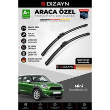 Drs Tuning S-Dizayn Mini Paceman R61 Ön Cam Silecek Seti 2013-2016 Premium Araca Özel 48-50 cm A+ Kalite
