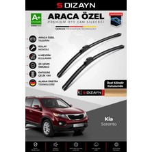 Drs Tuning S-Dizayn Kia Sorento Ön Cam Silecek Seti 2009-2015 Premium Araca Özel 60-50 cm A+ Kalite