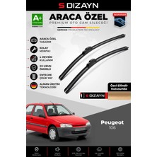 Drs Tuning S-Dizayn Peugeot 106 Ön Cam Silecek Seti 1995-2005 Premium Araca Özel 50-45 cm A+ Kalite