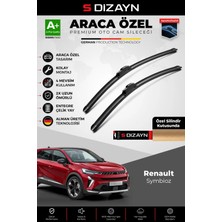 Drs Tuning S-Dizayn Renault Symbioz Ön Cam Silecek Seti 2024 Üzeri Premium Araca Özel 65-35 cm A+ Kalite
