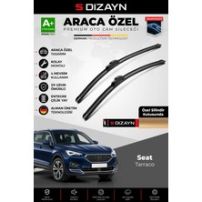 Drs Tuning S-Dizayn Seat Tarraco Ön Cam Silecek Seti 2018 Üzeri Premium Araca Özel 65-55 cm A+ Kalite