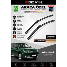 Drs Tuning S-Dizayn Mitsubishi Outlander Ön Cam Silecek Seti 2007-2012 Premium Araca Özel 60-53 cm A+ Kalite