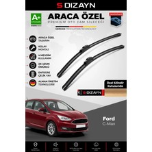 Drs Tuning S-Dizayn Ford C-Max Ön Cam Silecek Seti 2010-2019 Premium Araca Özel 70-65 cm A+ Kalite