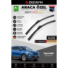 Drs Tuning S-Dizayn Hyundai Santa Fe Ön Cam Silecek Seti 2012-2018 Premium Araca Özel 65-35 cm A+ Kalite