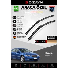 Drs Tuning S-Dizayn Honda Legend Ön Cam Silecek Seti 2006-2012 Premium Araca Özel 50-48 cm A+ Kalite