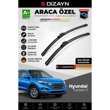 Drs Tuning S-Dizayn Hyundai Tucson Ön Cam Silecek Seti 2015-2020 Premium Araca Özel 65-40 cm A+ Kalite