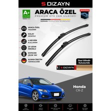 Drs Tuning S-Dizayn Honda Cr-Z Ön Cam Silecek Seti 2010-2016 Premium Araca Özel 65-50 cm A+ Kalite
