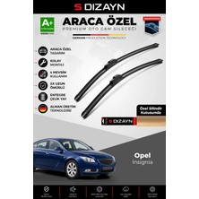 Drs Tuning S-Dizayn Opel Insignia Ön Cam Silecek Seti 2008-2017 Premium Araca Özel 60-45 cm A+ Kalite