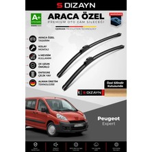 Drs Tuning S-Dizayn Peugeot Expert Ön Cam Silecek Seti 2007-2016 Premium Araca Özel 70-50 cm A+ Kalite