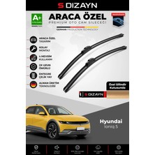 Drs Tuning S-Dizayn Hyundai Ioniq 5 Ön Cam Silecek Seti 2021 Üzeri Premium Araca Özel 65-45 cm A+ Kalite