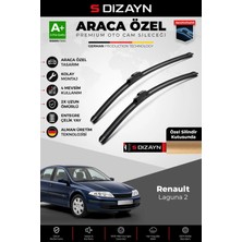 Drs Tuning S-Dizayn Renault Laguna 2 Ön Cam Silecek Seti 2001-2007 Premium Araca Özel 60-50 cm A+ Kalite