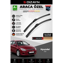 Drs Tuning S-Dizayn Hyundai I30 Ön Cam Silecek Seti 2007-2010 Premium Araca Özel 60-45 cm A+ Kalite