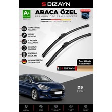 Drs Tuning S-Dizayn Ds Ds5 Ön Cam Silecek Seti 2017 Üzeri Premium Araca Özel 70-40 cm A+ Kalite