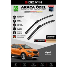 Drs Tuning S-Dizayn Opel Mokka Ön Cam Silecek Seti 2012-2019 Premium Araca Özel 65-35 cm A+ Kalite