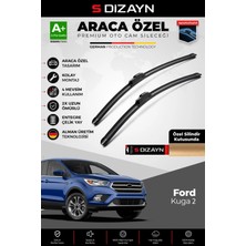 Drs Tuning S-Dizayn Ford Kuga 2 Ön Cam Silecek Seti 2012-2019 Premium Araca Özel 70-70 cm A+ Kalite