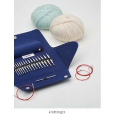 Addi Click Novel Lace Değiştirilebilir Misinalı Şiş Seti – Kısa Uçlu – 3,5–8 mm