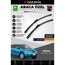 Drs Tuning S-Dizayn Nissan Murano Iı Z51 Ön Cam Silecek Seti 2007-2014 Premium Araca Özel 65-40 cm A+ Kalite