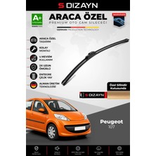 Drs Tuning S-Dizayn Peugeot 107 Ön Cam Silecek Seti 2005-2014 Premium Araca Özel 65 cm A+ Kalite