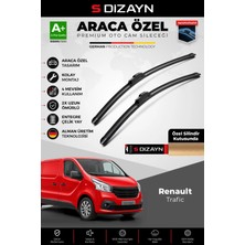 Drs Tuning S-Dizayn Renault Trafic Ön Cam Silecek Seti 2014 Üzeri Premium Araca Özel 65-48 cm A+ Kalite