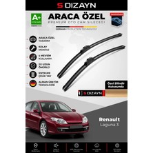 Drs Tuning S-Dizayn Renault Laguna 3 Ön Cam Silecek Seti 2007-2015 Premium Araca Özel 65-40 cm A+ Kalite