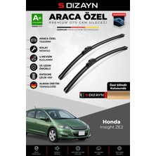 Drs Tuning S-Dizayn Honda Insight Ze2 Ön Cam Silecek Seti 2009-2014 Premium Araca Özel 65-40 cm A+ Kalite