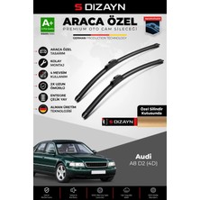 Drs Tuning S-Dizayn Audi A8 D2 Ön Cam Silecek Seti 1994-2002 Premium Araca Özel 55-50 cm A+ Kalite