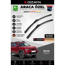Drs Tuning S-Dizayn Dacia Bigster Ön Cam Silecek Seti 2025 Üzeri Premium Araca Özel 60-45 cm A+ Kalite