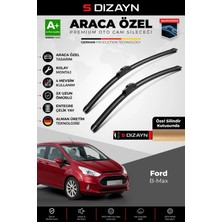 Drs Tuning S-Dizayn Ford B-Max Ön Cam Silecek Seti 2012-2016 Premium Araca Özel 70-65 cm A+ Kalite
