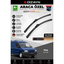 Drs Tuning S-Dizayn Fiat Scudo Ön Cam Silecek Seti 1996-2006 Premium Araca Özel 65-50 cm A+ Kalite