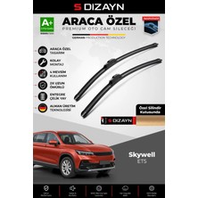 Drs Tuning S-Dizayn Skywell Et5 Ön Cam Silecek Seti 2021 Üzeri Premium Araca Özel 60-40 cm A+ Kalite