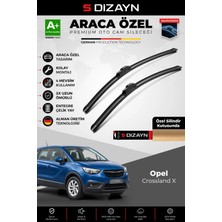 Drs Tuning S-Dizayn Opel Crossland x Ön Cam Silecek Seti 2017 Üzeri Premium Araca Özel 65-40 cm A+ Kalite