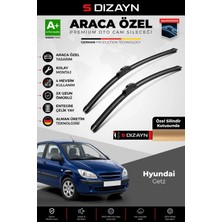 Drs Tuning S-Dizayn Hyundai Getz Tb Ön Cam Silecek Seti 2002-2011 Premium Araca Özel 55-35 cm A+ Kalite