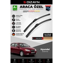 Drs Tuning S-Dizayn Hyundai Elantra Ön Cam Silecek Seti 2006-2010 Premium Araca Özel 50-45 cm A+ Kalite