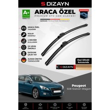 Drs Tuning S-Dizayn Peugeot 508 Station Wagon Ön Cam Silecek Seti 2010-2018 Premium Araca Özel 65-65 cm A+ Kali
